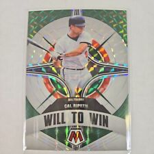 Cal Ripken 2022 Mosaic Baseball Will To Win - GREEN Prizm Insert - WW-12 Orioles for sale  Shipping to South Africa