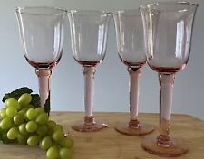 Pink wine glasses for sale  Underwood