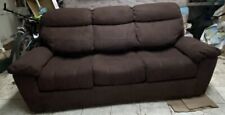 Brown fabric sofa for sale  UK