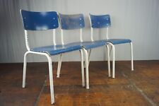 Cadeira empilhável de aço designer cadeira sala de jantar cadeira de madeira compensada vintage anos 70 1/5 comprar usado  Enviando para Brazil