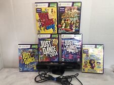 (TESTADO) Sensor Microsoft Kinect para Xbox360 com 5 jogos Kinect Just Dance comprar usado  Enviando para Brazil