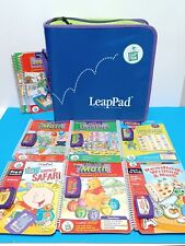 Used, Leap Frog Leap Pad Learning System 8 books & cartridges and Carrying Case for sale  Shipping to South Africa