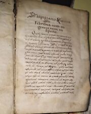 Manoscritto antico medicina usato  Napoli