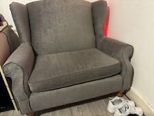 Sofa chair grey for sale  LONDON