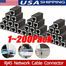 Lote de adaptador de cabo de rede RJ45 acoplador em linha Cat7 Cat6 Cat5e Cat5 Ethernet LAN  comprar usado  Enviando para Brazil