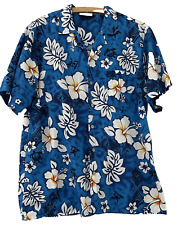 Hawaiian shirt. blue for sale  OKEHAMPTON