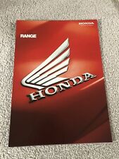 Honda range brochure for sale  NANTWICH