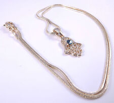 Hamsa judaica necklace for sale  LONDON