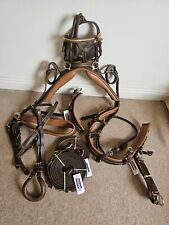 Leather driving harness for sale  Shipping to Ireland