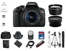 Câmera DSLR Canon EOS Rebel T6i 24.2MP com Lente de Zoom 18-55mm (3 LENTES) comprar usado  Enviando para Brazil