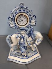 Porcelain clock figure for sale  CHESHAM