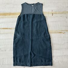 Tandem | Tam & Company Spa Blue Linen Shift Dress size XS Italian size 36 for sale  Shipping to South Africa