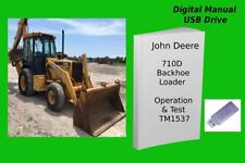 John Deere 710D Backhoe Loader Operation and Test Technical Manual TM1537 for sale  Shipping to Canada