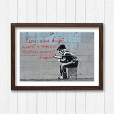 Banksy original thought for sale  LONDONDERRY