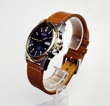 Reloj solar para hombre SEIKO V158-0AD0. Esfera marina, usado segunda mano  Embacar hacia Argentina