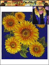 Scarf silk sunflowers d'occasion  Marseille XIII