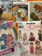 Toy / Doll / Doll Clothes. Sewing Patterns. Used. Complete for sale  Shipping to South Africa