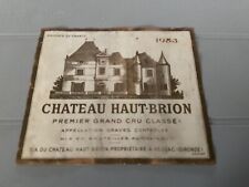 Etiquette chateau brion d'occasion  Nantes-