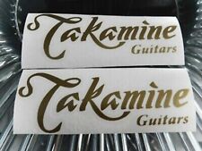 2pcs takamine sticker d'occasion  Expédié en Belgium