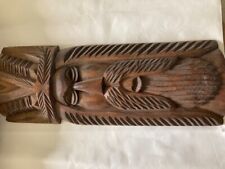Wooden carved face for sale  BONNYBRIDGE