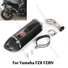 Usado, Tubo silenciador de fibra de carbono 51 mm conector medio de escape Yamaha FZ8 FZ8N segunda mano  Embacar hacia Argentina