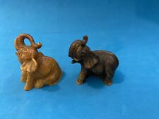 Coppia elefanti ceramica usato  Milano