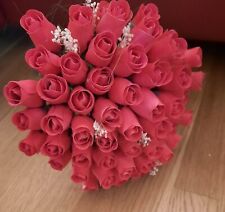 Rosen rosenstrauß holzblumen gebraucht kaufen  Wiesbaden