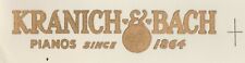 Kranich bach fallboard for sale  Paramount