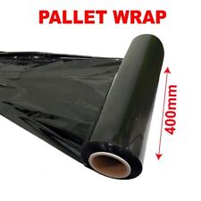 400mm preto fortes rolos pallet stretch shrink wrap embalagem parcela película aderente comprar usado  Enviando para Brazil