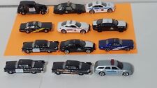 12 coches de policía de juguete vintage con estuche antiguo de 24 coches, usado segunda mano  Embacar hacia Argentina