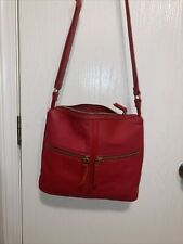 Purse Red Leather Fossil for sale| 58 ads for used Purse Red Leather ...