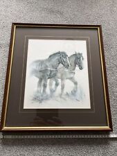 Pair horses print for sale  ST. NEOTS