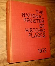 The National Register of Historic Places, 1972, 1st?, HB, Dept. del interior segunda mano  Embacar hacia Argentina