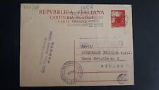 Intero postale repubblica usato  Viareggio