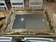 Mirror French Baroque Antique Ornate Painted Gold Leaf Stencilled for sale  Shipping to South Africa