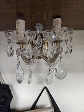 Antique crystal wall for sale  LONDON