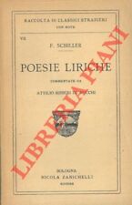 Schiller poesie liriche usato  Italia