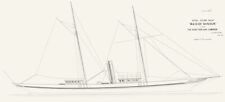 Yacht. sail plan. for sale  LONDON