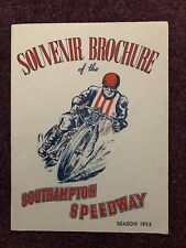 Speedway programme brochure for sale  POOLE