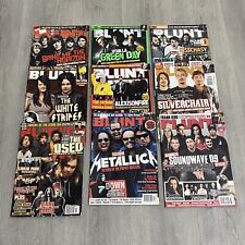 Lote de revistas BLUNT com pôsteres Green Day Metallica Marilyn Manson cadeira prata comprar usado  Enviando para Brazil