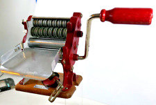 Vintage Brevettata Hand Cranked Pasta Machine (Flat and Spagetthi) Made in Italy, used for sale  Shipping to South Africa