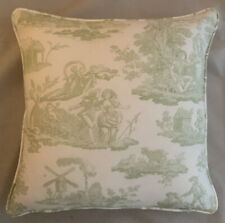 toile fabric green for sale  LEEDS