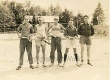 Niño Tenis Equipo Con Raquetas Summer Camp Diversión Vintage Deporte Foto comprar usado  Enviando para Brazil