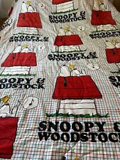 Bedspread snoopy woodstock for sale  FARNHAM