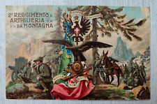 Cartolina alpini reggimento usato  Morra De Sanctis