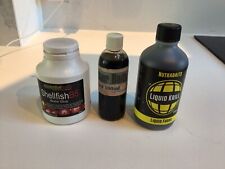 3x carp fishing flavours nutrabaits essential baits premier carp fishing , used for sale  GREAT YARMOUTH