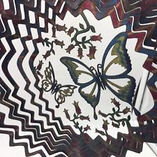 3D Wind Spinner Stainless Steel Butterfly Rotating Outdoor Garden Hanging Decor for sale  Shipping to South Africa
