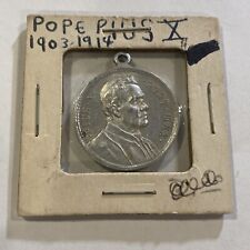 Usado, Medalha Católica Vintage Papa Pio X Santa Maria  comprar usado  Enviando para Brazil