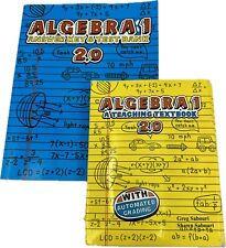Libros de texto de enseñanza álgebra 1 2.0 clave de respuesta/banco de pruebas y CD clasificación automatizada segunda mano  Embacar hacia Argentina