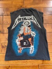 Camiseta Vintage Metallica Ride The Lightning Cut Off - TAMANHO GRANDE comprar usado  Enviando para Brazil
